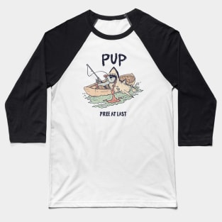 Free At Last Pup Baseball T-Shirt